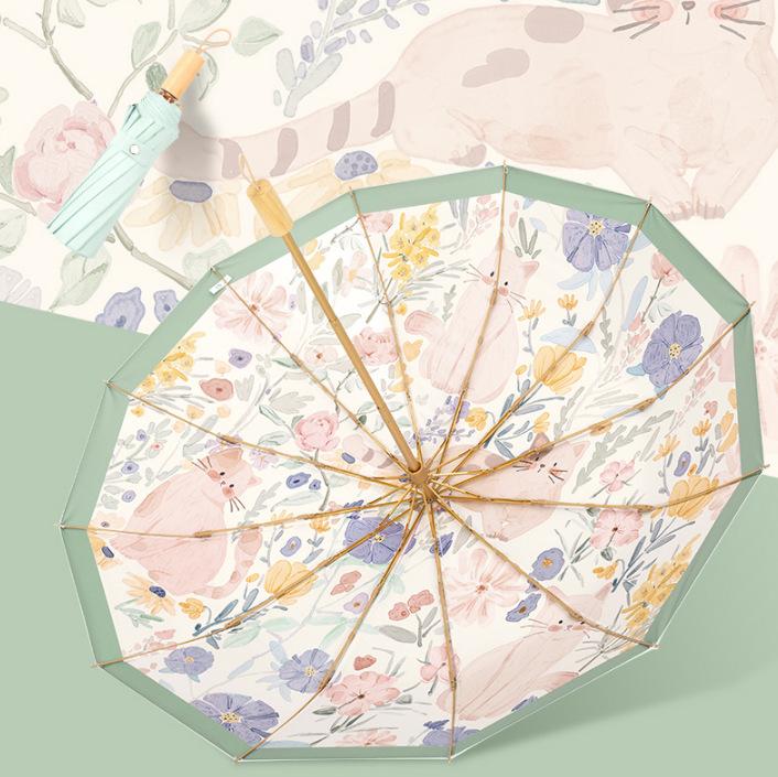 16-Bone large new Chinese style high-end sun umbrella women's sun protection UV protection parasol folding umbrella