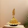 Zinc Zinc Alloy Metal Incense Burner Gold Aromatherapy Burner Decorative Incense Stick Burner  Hotel Decor