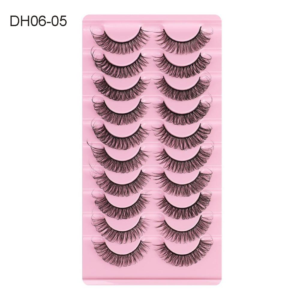 Новые ресницы DD Curl 10-23 мм, русские объемные накладные ресницы, 3D норковые ресницы, многоразовые пушистые накладные ресницы, наращивание ресниц