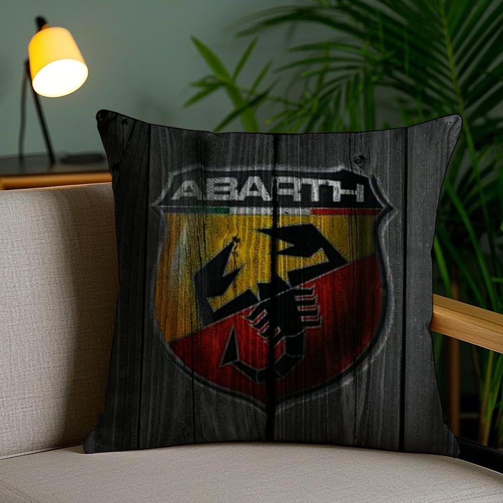 A-Abarth Scorpion Cushion Cover Soft Short Plush Double-Sided Printing Home Decor Machine Washable Pillow Case Gift