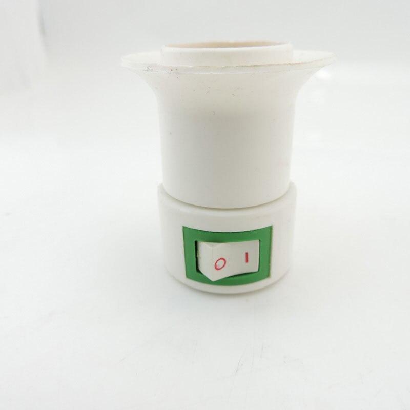 Ștefa AC E27 de tip UK LED Baza convertizorului de bec 3 pini Suport pentru priză Adaptor Comutator ON/OFF Suport lampă de control q1