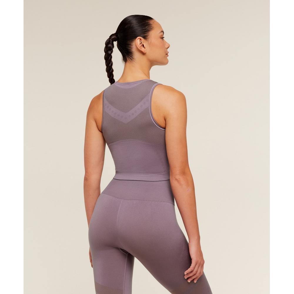 Gymshark Running Seamless Tank Dusk Purple Walnut Mauve B5c8j Pcm5