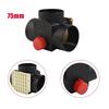 75MM/ 90MM/ 90MM TO 75MM Vavle Flap Adjustable Air Diesel Heater Vent Ducting T Branch Splitter Exhaust Pipe Joiner Connector