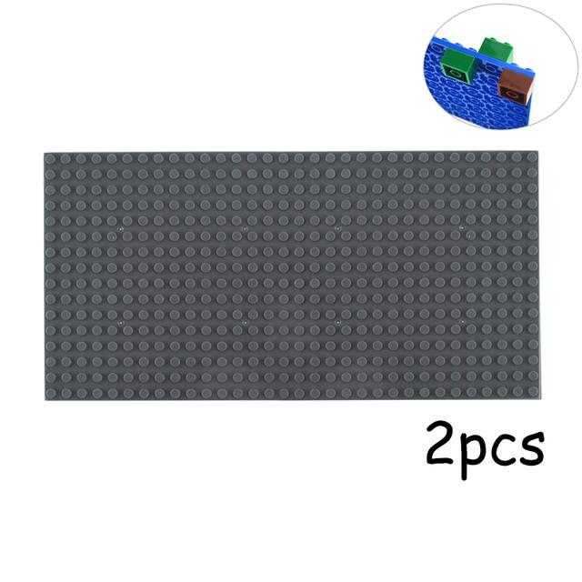 Double-sided Base Plates Plastic Small Bricks Baseplates Compatible with Leduo Dimensions Building Blocks Construction Toys