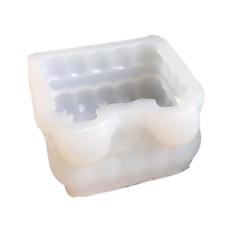 Biscuit Cookie Shape Silicone Candle Molds Epoxy Resin Molds for Candle Soap Chocolate Candy Fondant Silicone Soap Molds 1