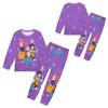 Children's Witch  Girls Printed Suit Long Sleeve Pants Suit