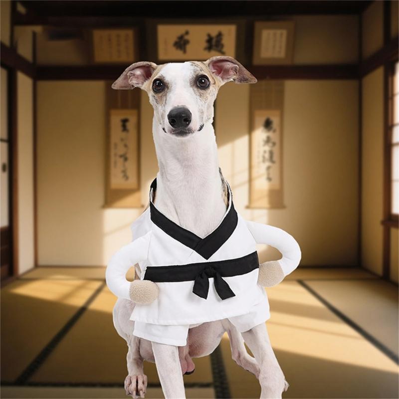 Dog Martial Arts Costume Halloween Event Outfit For Small Breeds Costume Parties And Birthday Party Photography