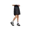 Anta Solid Color Mid Waist Straight Leg Casual Shorts Men Shorts Black 172428507-2