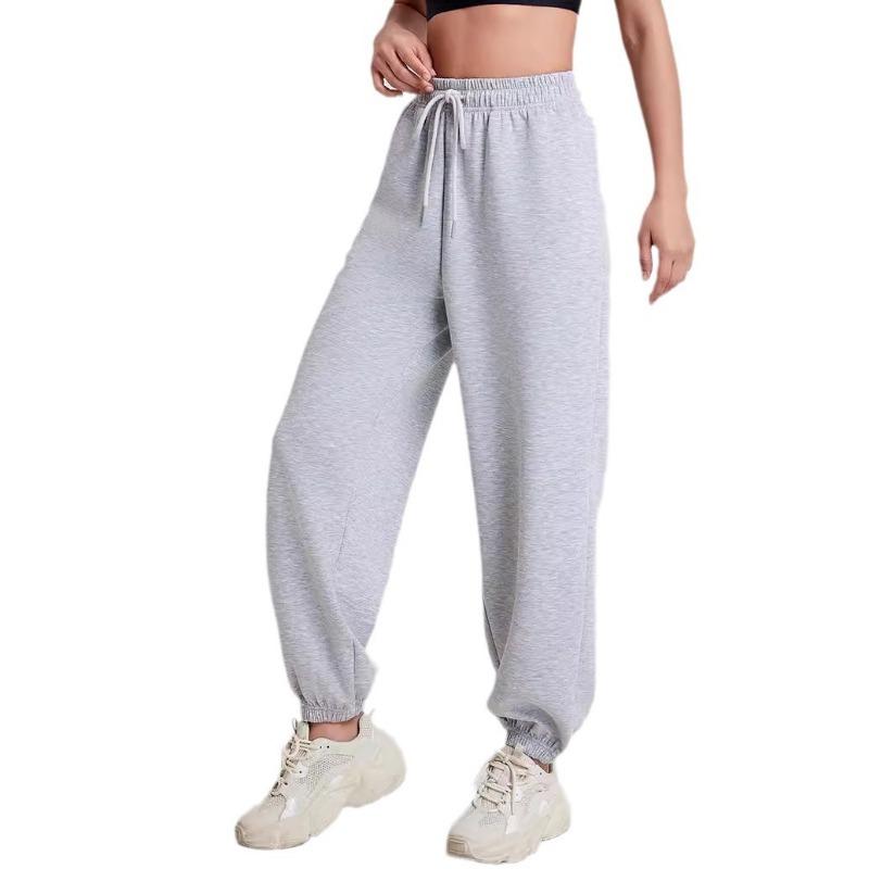 Women S Casual Loose High Waist Thin Sweatpants For Summer
