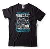 Weekend Forecast Wishing With A Chance Of Drinking Shirt Drinking Fishing Shirt Unisex T-Shirt