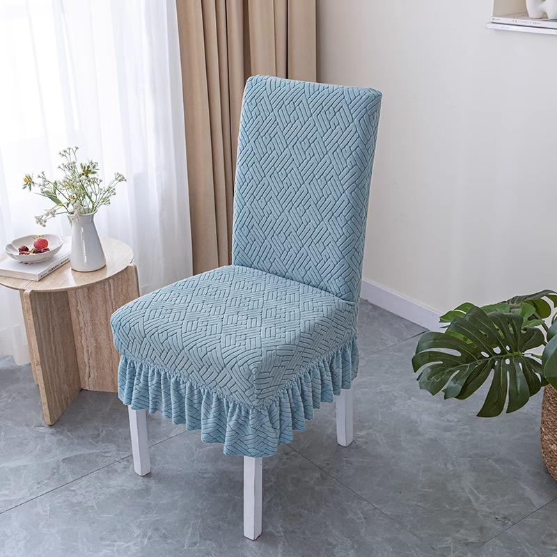 Elastischer Stuhlbezug Neuer Stil Rückenlehne Integriert Vier Jahreszeiten Universal Esszimmerstuhl Sitzkissen Set Haushalt Universal Hockerbezug