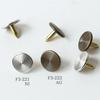 Nippon Chuko Rivet 20 Antique Craft Rivets Buttons, Pieces, 9.1mm Diameter, Gold, F3-222, Supplies,