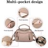 New Handbags for Women Luxury Designer Leather Shoulder Bags Multiple Pockets Crossbody Purses Sac Bandouillere Femme Solid FLAP