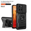 Slide Camera Cover Compatible for Motorola Moto G15 Case With Built-in Ring Stand and Folding Stand