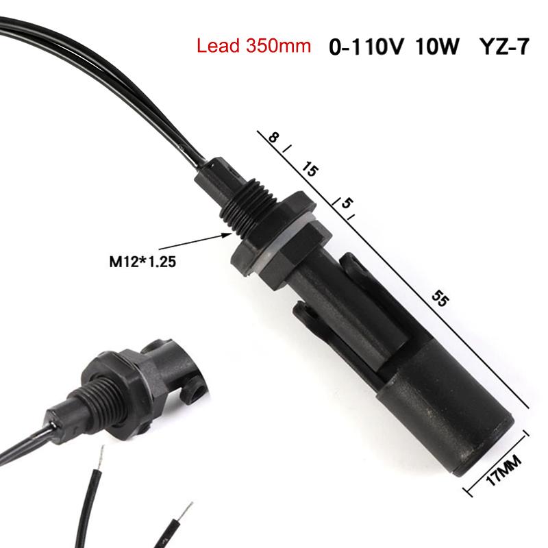 Horizontal Float Sensor Switch Long Service Life Side Mount Water Level Controller for Industrial Sewage Treatment Tank