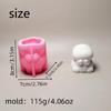 Silicone Molds 3D Rabbits Candle Molds Epoxy Resin Molds Castings Molds Ornament Plasters Molds Candle Making Molds
