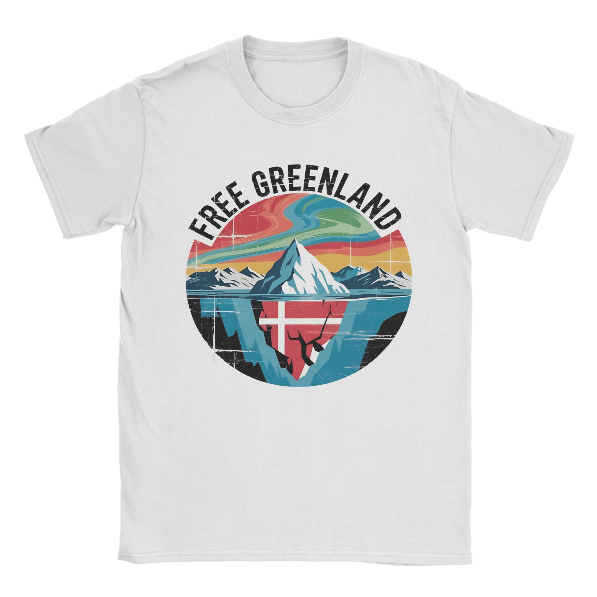 Casual TShirt Summer Make America Go Away Polar Bear Greenland Protest Fashion T Shirts 100 Cotton Tshirt for Unisexs Clothing S