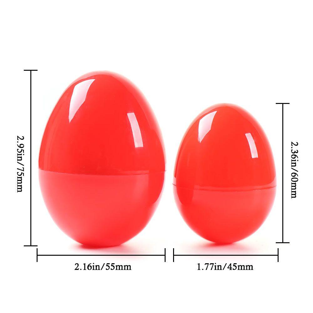 1pcs Funny Decoration Easter Decor Add Treats Easter Eggs Fillable Egg Plastic Party Decor