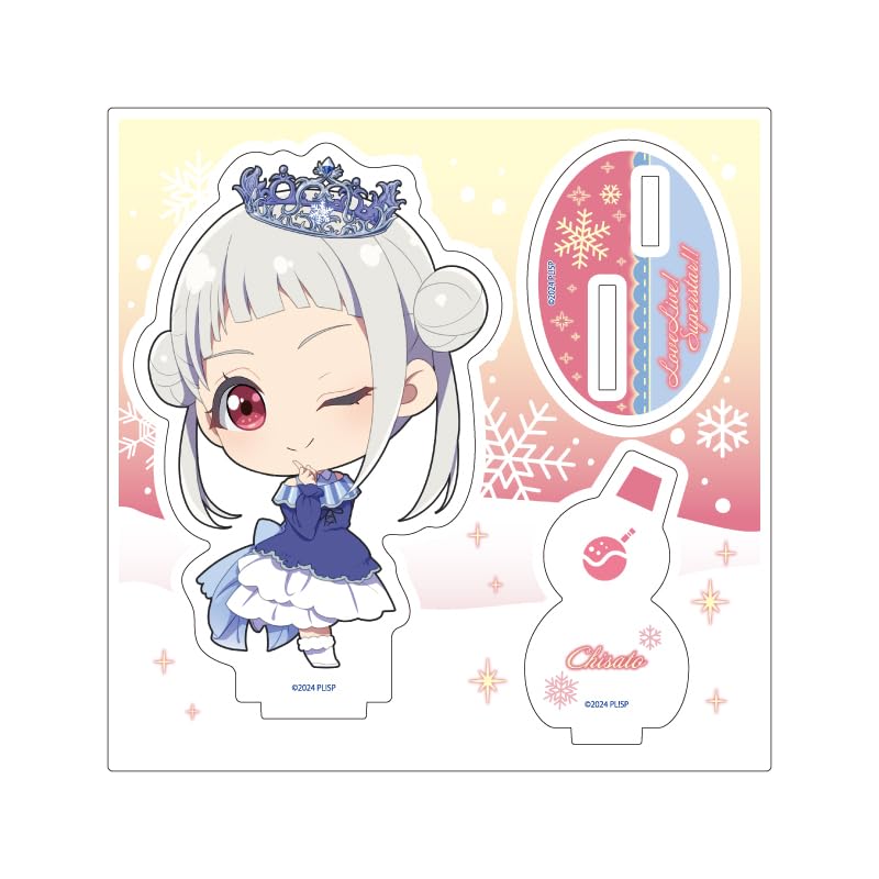 Love 25 Arashi Chisato Character Acrylic Stand Plate Live! Superstar!! [Mini Illustration]