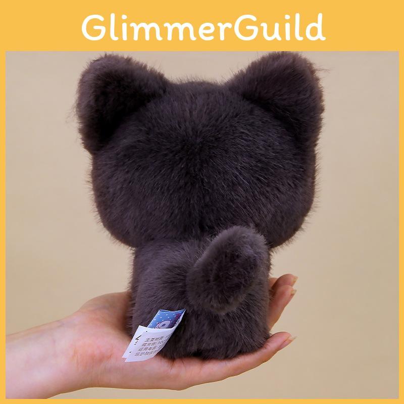 Black Cat Plush For Kids And Adults Super Soft Short Plush Sleep Companion