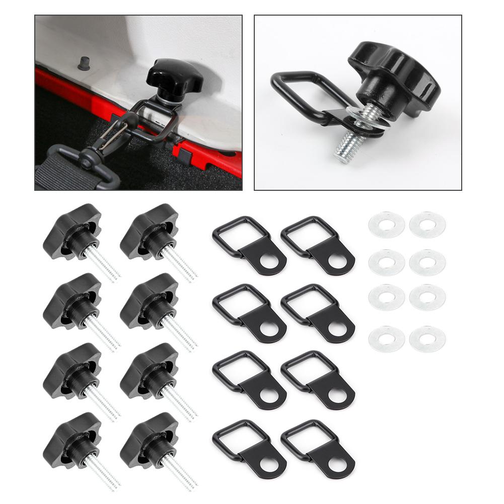 Auto Dach Schraube Zug Schnalle Kit Zubehör Passend für Jeep Wrangler JK JL 20072018 2 Türer