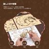 FUNPOLA Legno 3D Moonlight Fai da Te Artigianato Notte Festiva 3D Casa Regalo per Adulti e Luce 33 Pezzi Puzzle, Puzzle, Kit, Luce, Puzzle, Decorazione, Bambini,