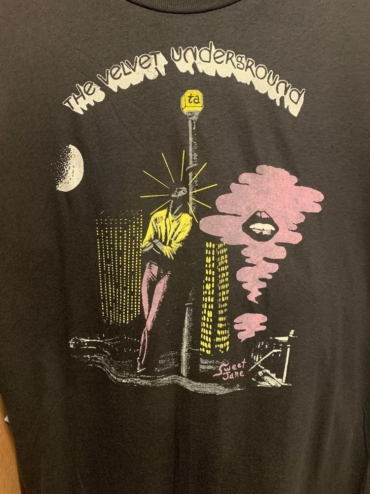 The Velvet Underground Band Classic Style Cotton Black Unisex T-shirt KH13257 Unisex T-Shirt S