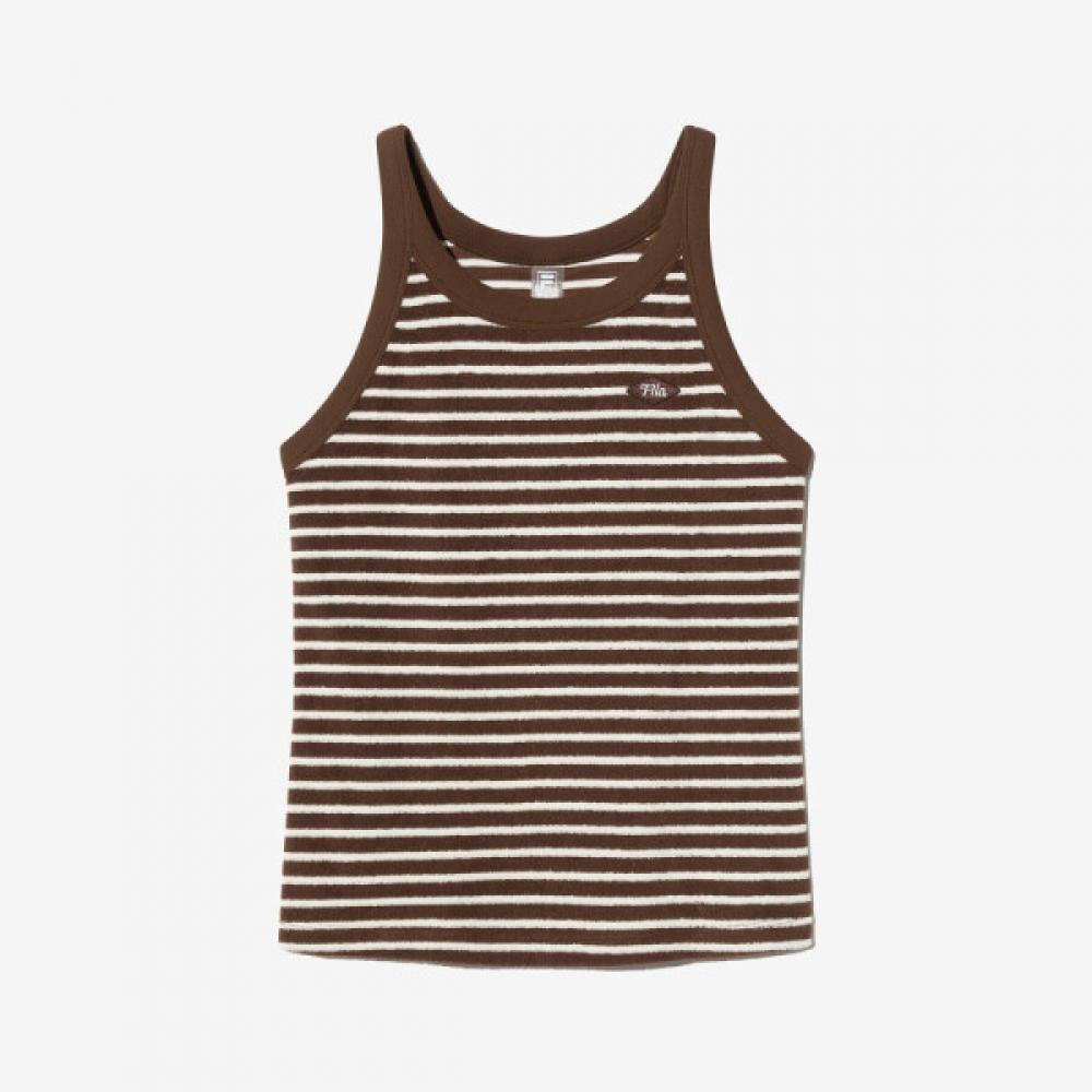 Fila Sleeveless Terry T shirT Fs2rsh2460f Braun/W95