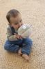 DADWAY Miffy Baby Ball, Blue, W10 X D10 X H10cm