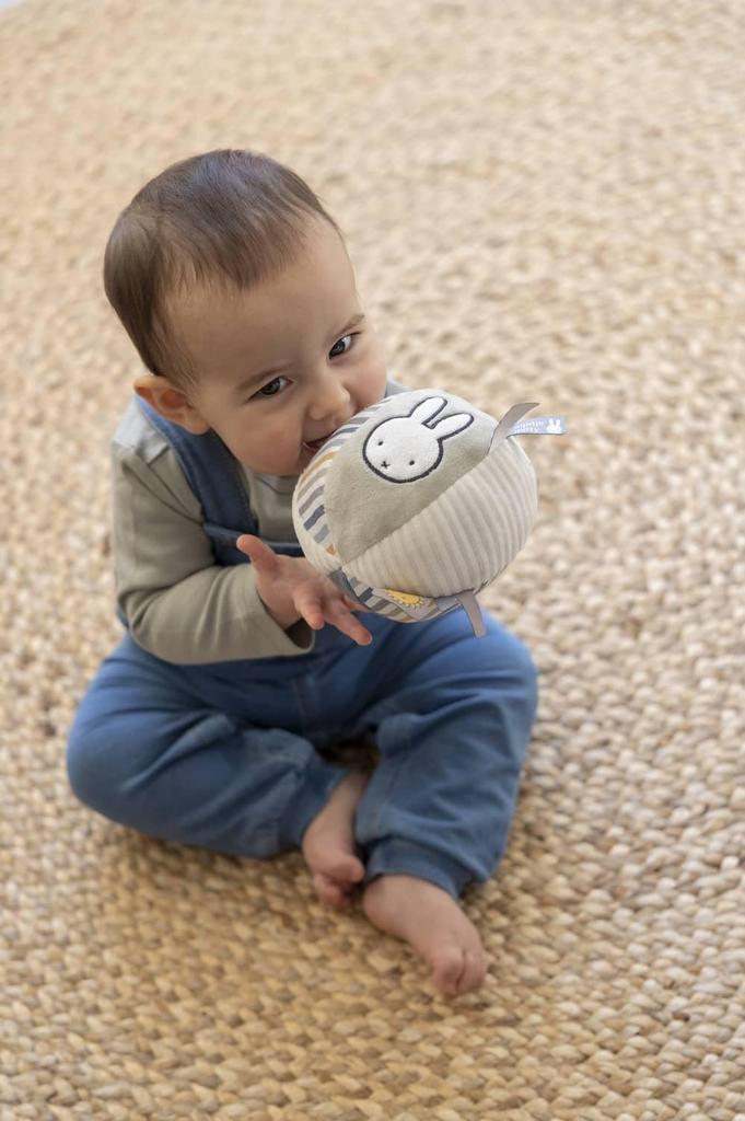 DADWAY Miffy Baby Ball, Blue, W10 X D10 X H10cm