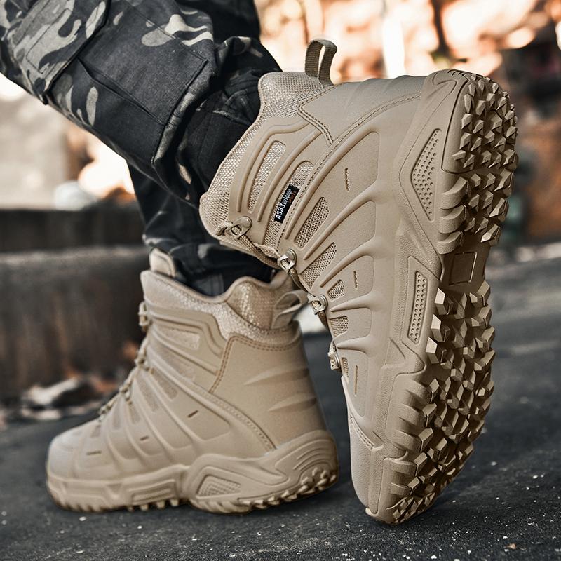 TUINANLE Męskie buty trekkingowe na świeżym powietrzu Wysokiej jakości skórzane trampki trekkingowe na świeżym powietrzu Męskie buty górskie