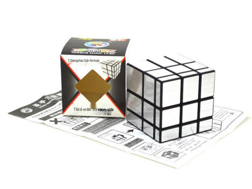 Shengshou Mirror Cube Set: Three-Layer & Two-Layer Smooth Irregular Educational Puzzle Toys.