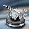 Car Perfume Diffuser Car Air Freshener Solar Propeller Fighter Aromatherapy Car Interior Decoration Accessories for Mens Womens