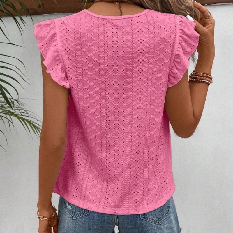 Jednobarevné ležérní volné halenky pro ženy móda 2025 léto vintage dámské oversized košile a halenky elegantní mladistvé dámské topy