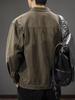Men's 2025 Retro Workwear Casual Lapel Jacket - Japanese Style Autumn Shirt