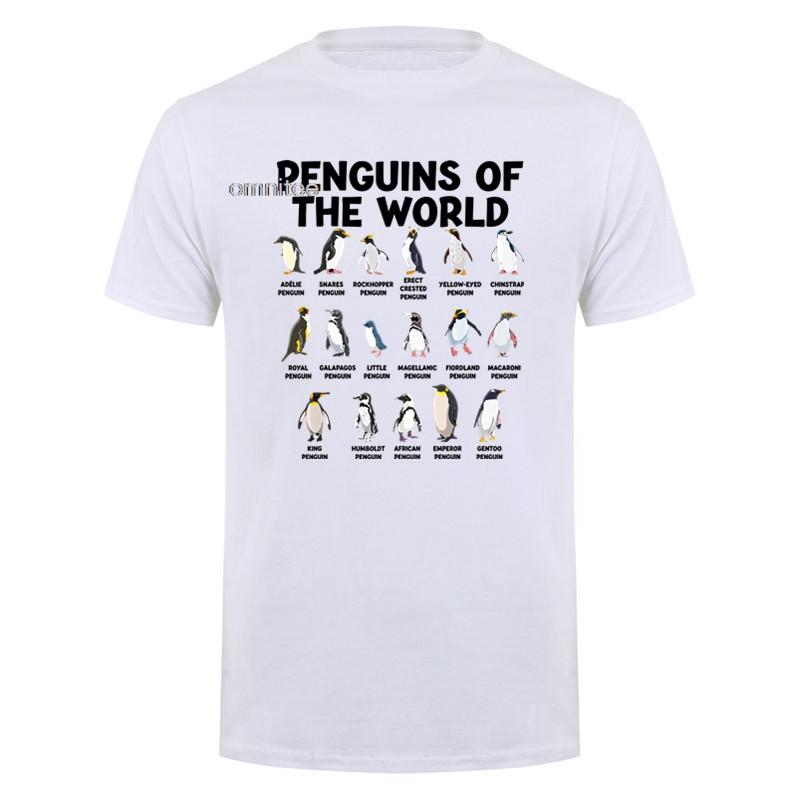 Pinguin Pinguine Tiere der Welt Pinguin-Liebhaber T-Shirt Sommer Lustiges Unisex-T-Shirt Unisex-Kleidung HJ020