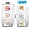 500pcs Scrapbooks Reward Stickers Cute Stationery Label New Encourage Sticker