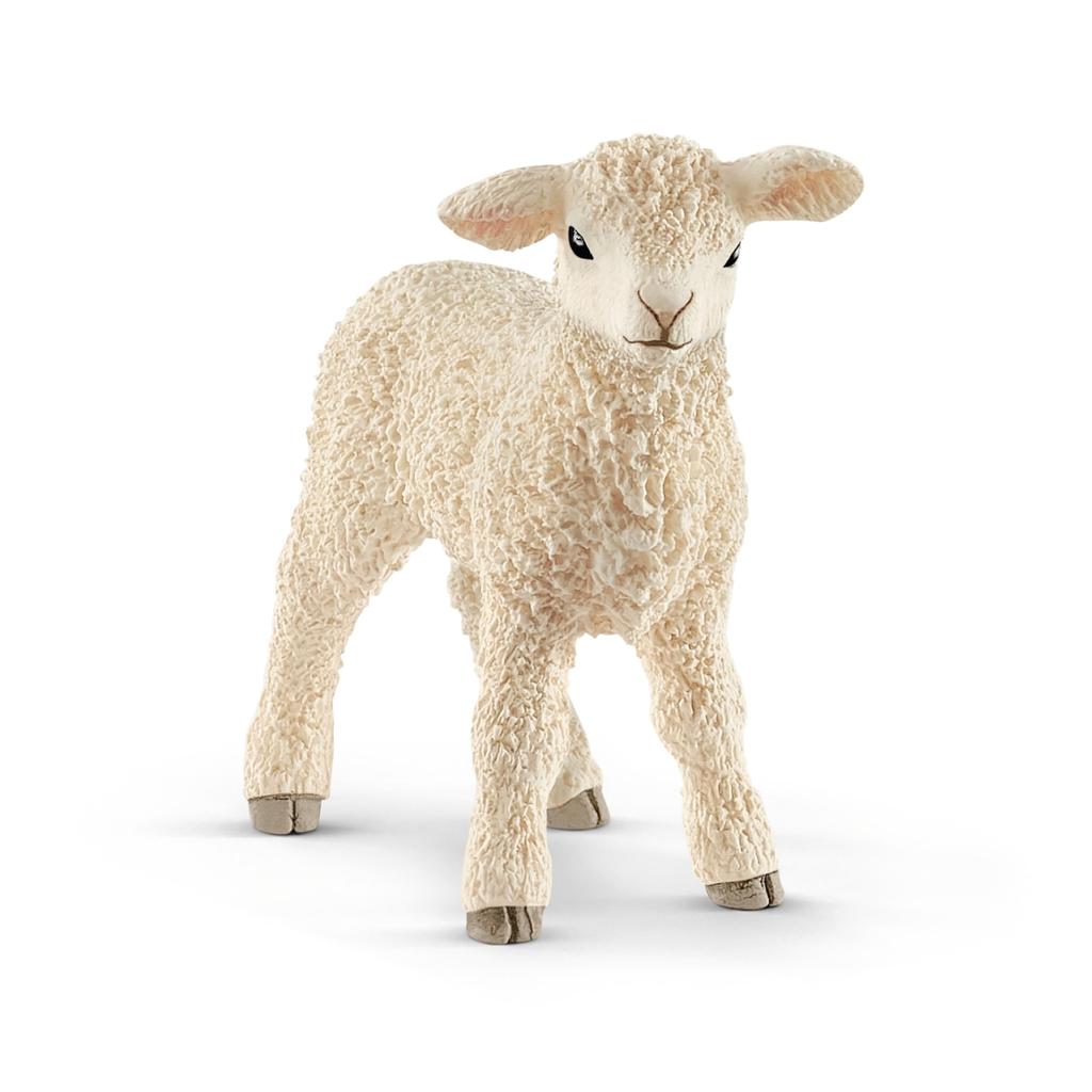 Schleich Farm World Sheep Ages Realistic Farm Animal Toy 13883N (Baby) Figure, 3+,