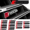 Pro SQ3 SQ4 SQ5 SQ6 SQ7 RSQ3 RSQ4 RSQ5 RSQ6 RSQ7 RSQ8 Styling vozu 3D Chromový Černý Znak Přední Maska Kapoty Znak Dekorace