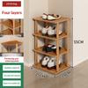 2-9Layer Small Household Shoe Storage Bamboo Simple Shoe Rack Shoe Rack Household Doorstep Storage Rack Tool Corner Organizer