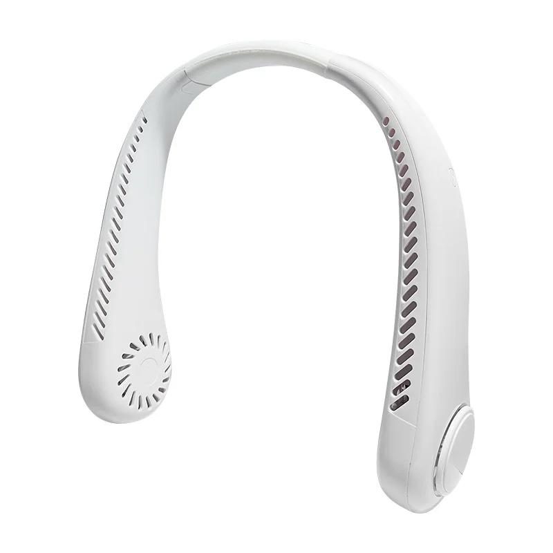 Hanging Neck Usb Fan Portable Small Fan with Electric Fan Students Universal Leafless Hanging Neck Fan