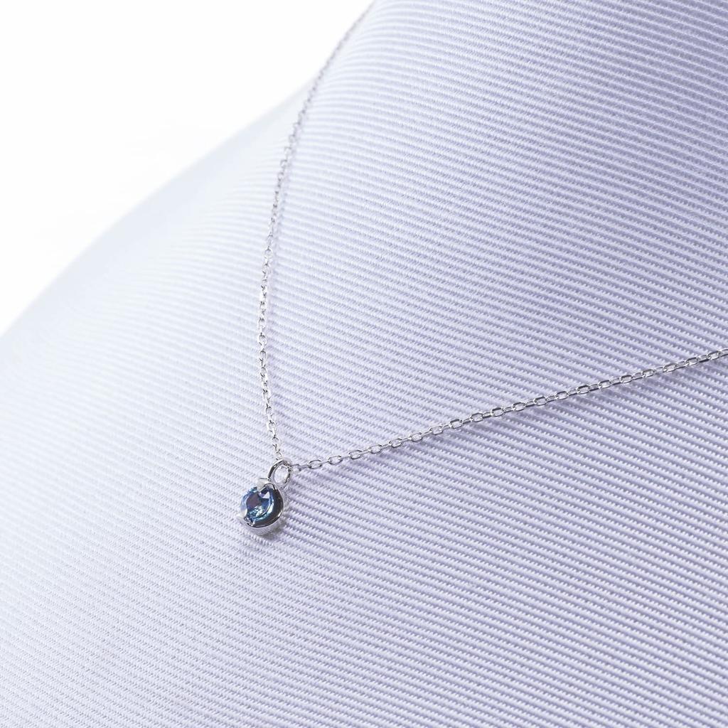 ESTELLE K10 Alexandrite White Gold Necklace [ESTELLE] 0452-2018-0019-0000
