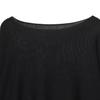 European and American style, new women's clothing, fashionable, versatile, cross-border comfortable black flat needle knitted sweater