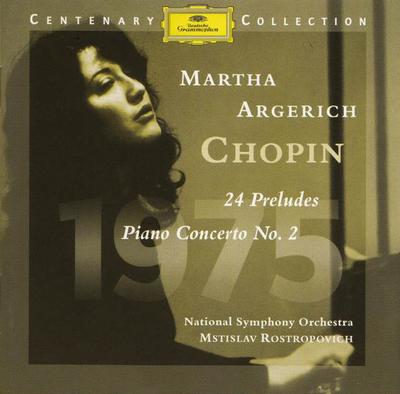 CD FRÉDÉRIC CHOPIN - MARTHA ARGERICH,  - 24 Preludes / Piano Concerto No. 2 4590372 Deutsche Grammo 1998 Japan Classical Used