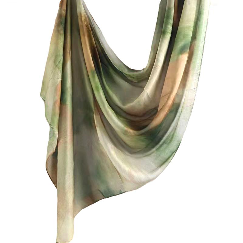 Femei Hijab Eșarfă Elegantă pentru Cap Protecție Solară Eșarfă Design Floral Eșarfă Musulmană Moale și Respirabilă 80x180cm