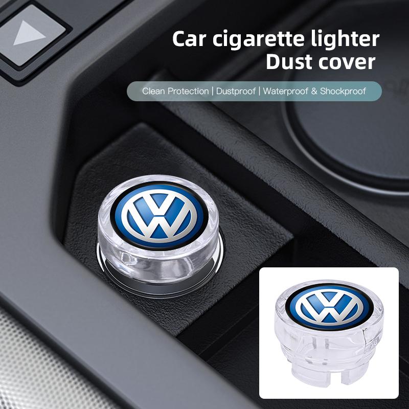 Car Cigarette Lighter Dust Cap Power Port Dustproof Cover Plug Tire Valve For VW Golf Tiguan Jetta Passat Polo Touran GTI Caddy