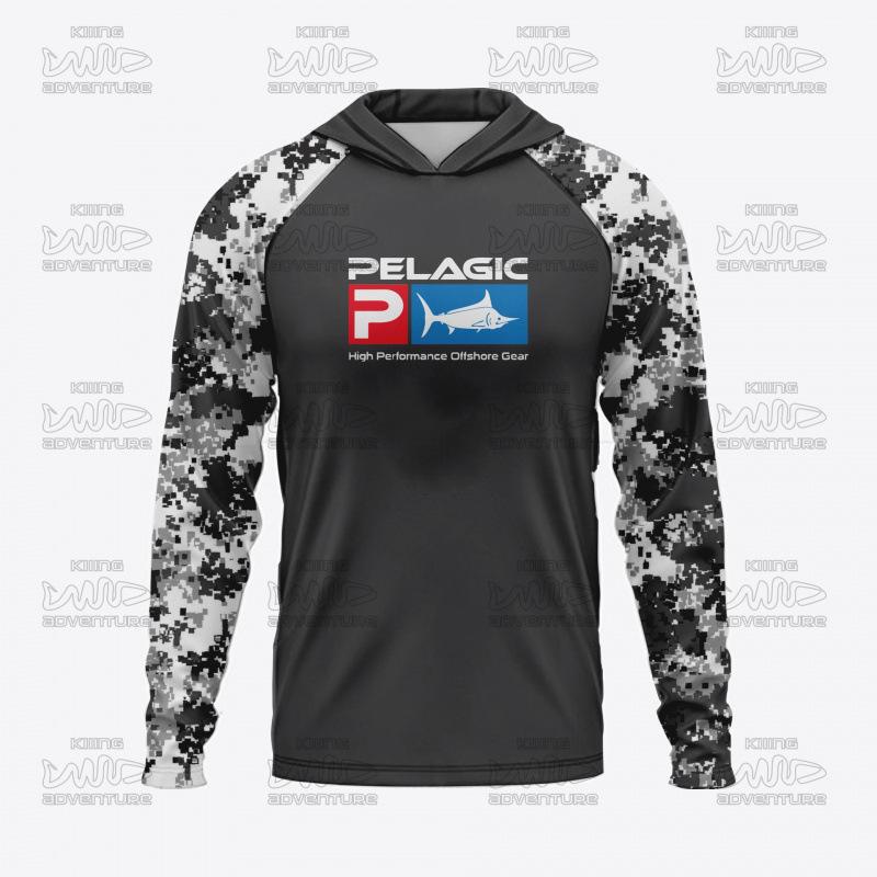Cross Pelagic Unisex Kapuzen-Sonnenschutz-Fischereianzug mit UV-Schutz