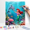 Disney Mermaid Ocean Digital Oil Painting Diy Oil Painting Hand Painting Living Room Bedroom Decoration Painting