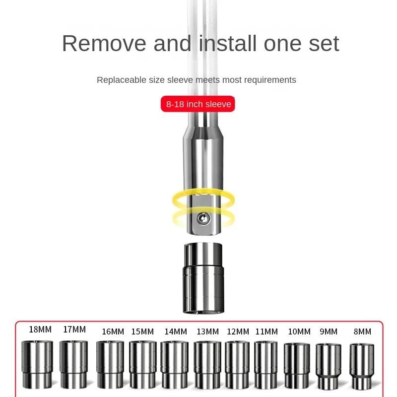 Hexagon Wrench for T Handle Hex Allen for KEY Wrench Spanner T-type Socket Wrench Repair Universal Extension Rod