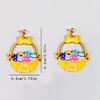 Easter egg earrings, earrings, Easter celebration, holiday gifts, atmosphere, hot sale, new